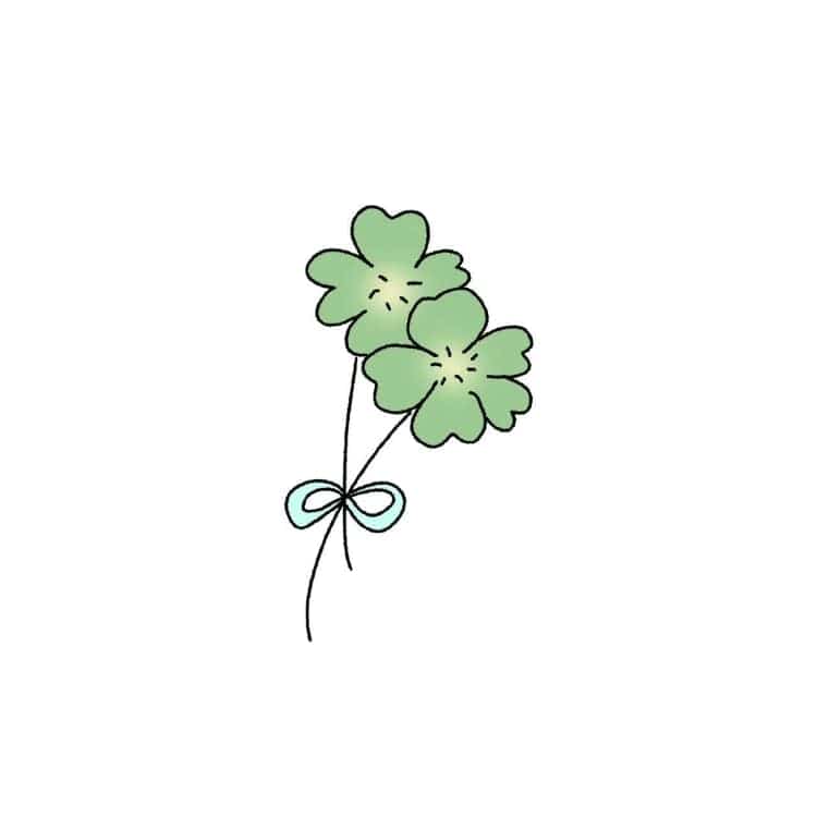 Four-Leaf Clover Drawing · S500